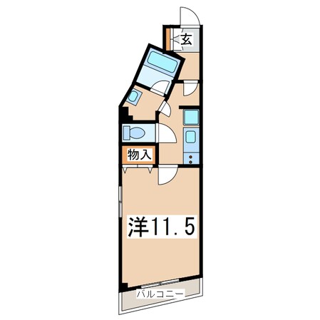 郡山駅 徒歩7分 3階の物件間取画像